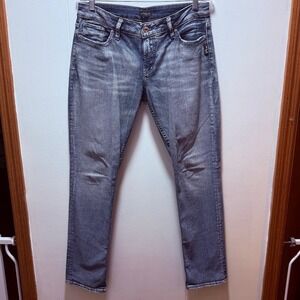 Silver Jeans Suki Straight Leg Jeans Women W31 L32 Medium Wash Denim